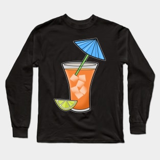 Cocktail Ice Lemon Long Sleeve T-Shirt